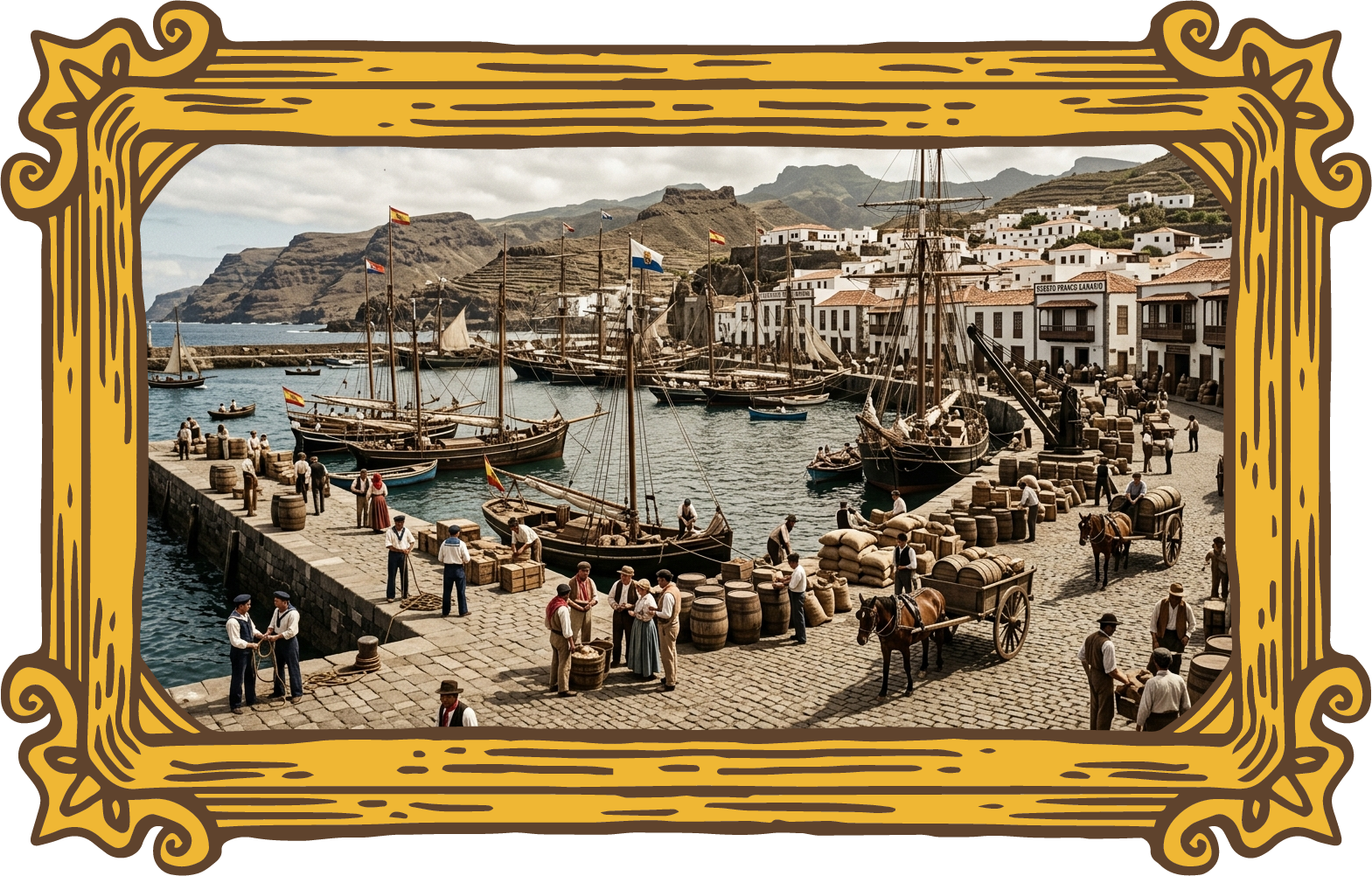 Puerto franco antiguo canario