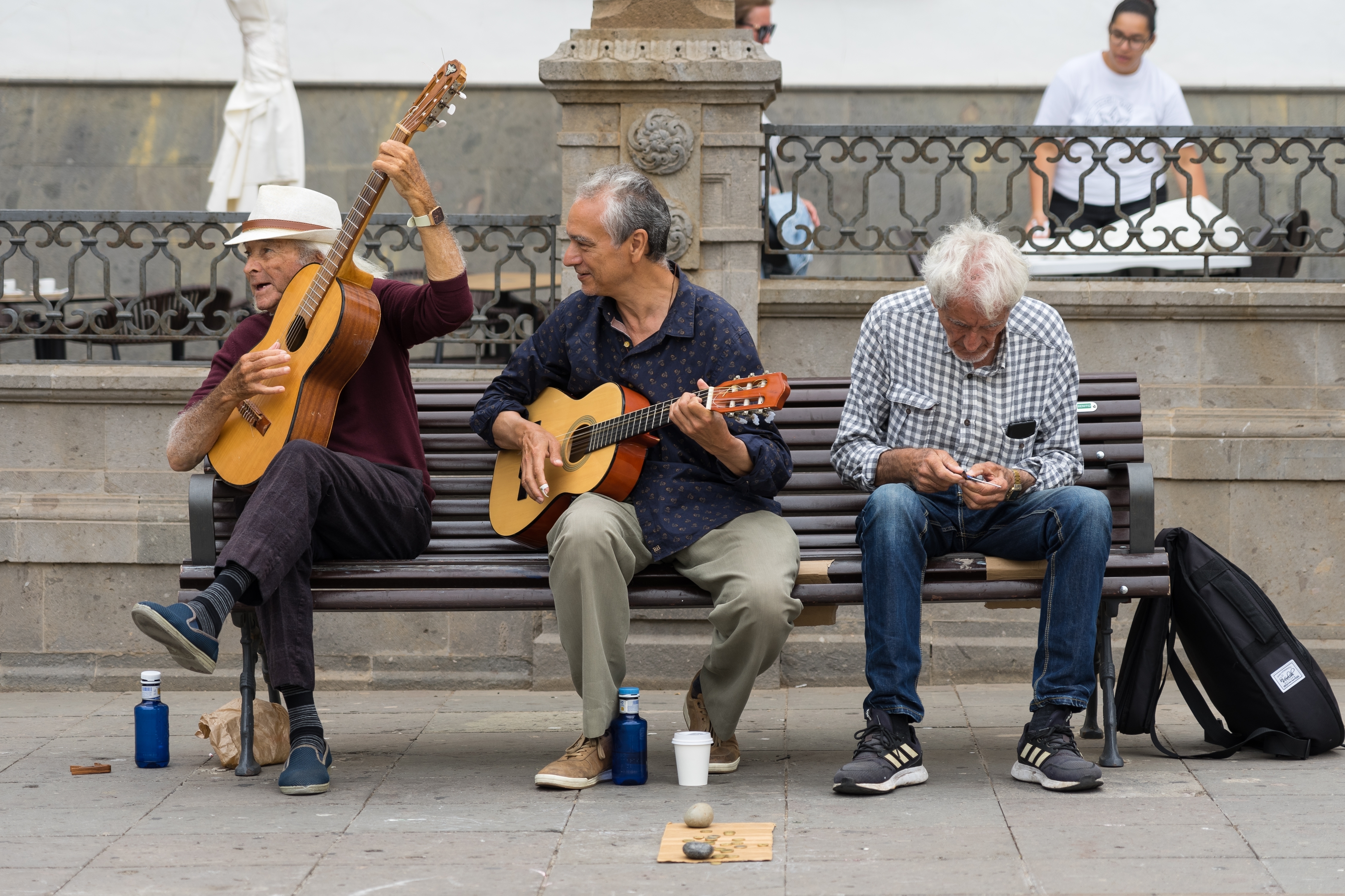 Músicos callejeros